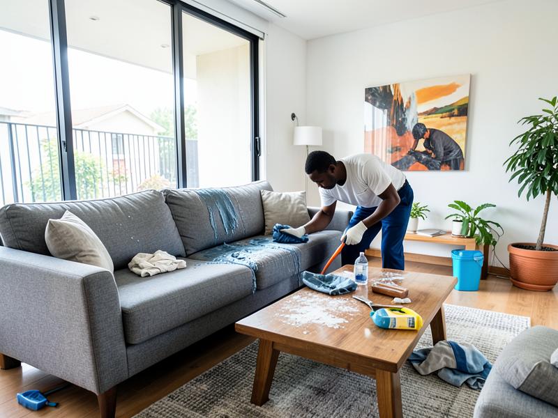 Cleaning in Kampala