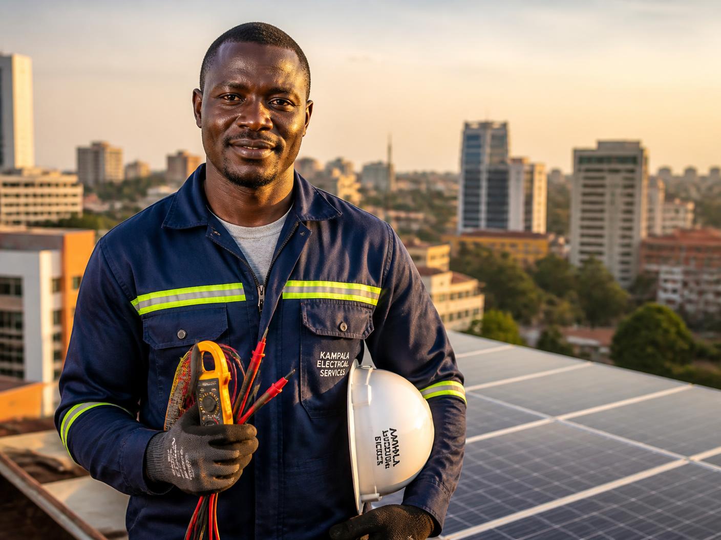 A verified pro at work in Kampala